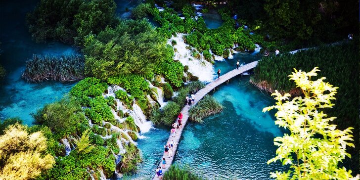 Zájazd na Plitvické jazerá a celodenné kúpanie v Chorvátskej Crikvenici