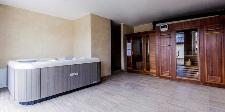 3-chodová večera pre 2 a vstup do privátneho wellness centra