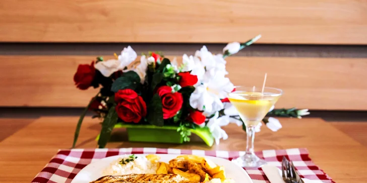 Slávnostné 3-chodové menu v reštaurácii Krušovice
