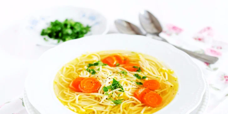 Slávnostné 3-chodové menu v reštaurácii Krušovice