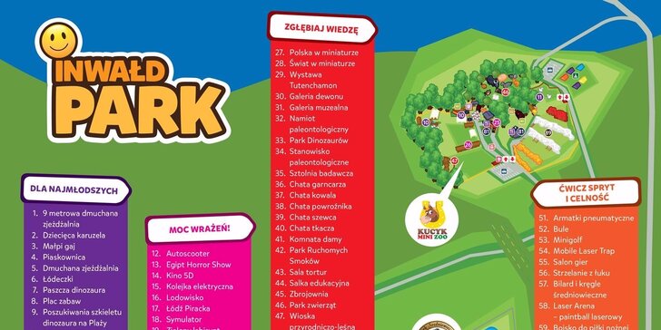 Vstupenky pre deti i dospelých do poľského zábavného Inwald parku