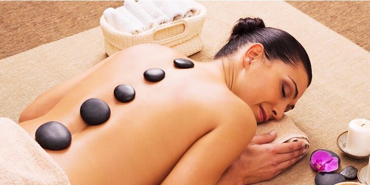 Aromaterapeutická masáž Raindrop alebo masáž lávovými kameňmi
