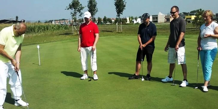 Golfový kurz - štart karta