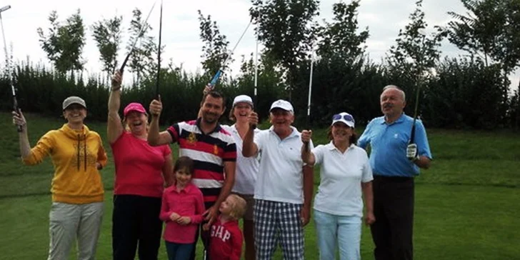 Golfový kurz - štart karta
