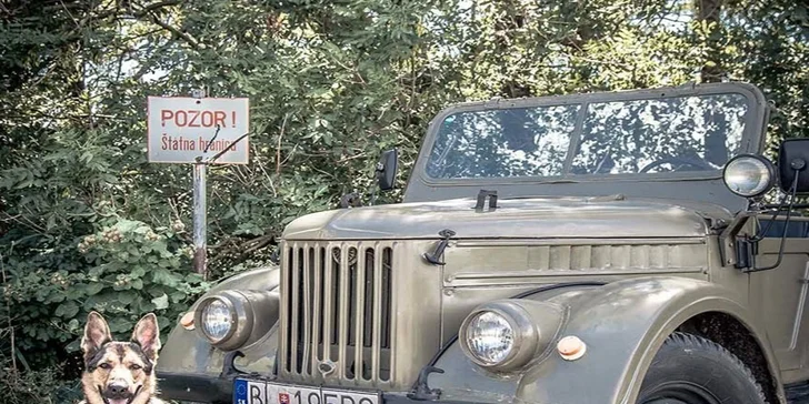 Prehliadka hranice a bunkrov z korby veteránu
