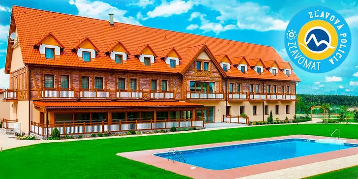 Exkluzívny letný pobyt v novom Hoteli Malvázia**** s wellness, bazénom a vonkajším komplexom s parkom, so športoviskami a jazerom na člnkovanie