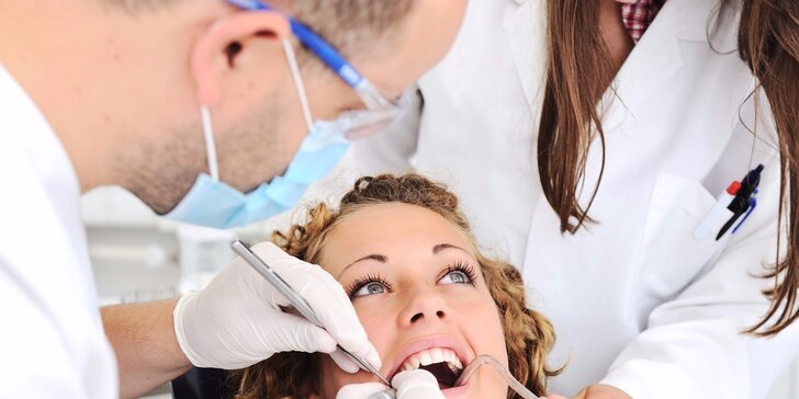 Dentálna hygiena s fluoridáciou alebo bielenie zubov - prehliadka a RTG zdarma!