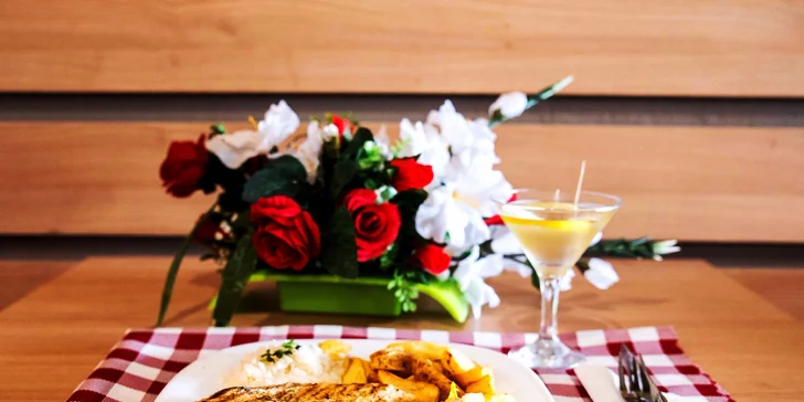 Slávnostné 3-chodové menu v reštaurácii Krušovice