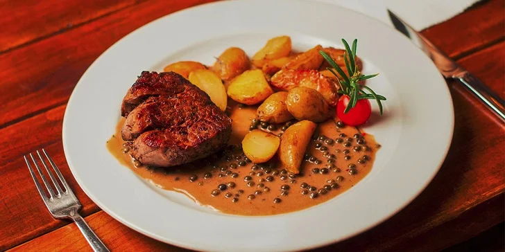 2 druhy výborných hovädzích steakov v Modrej Hviezde