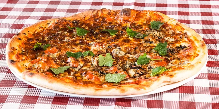 Pizza podľa vlastného výberu z 12 druhov! Možnosť osobného odberu a donášky