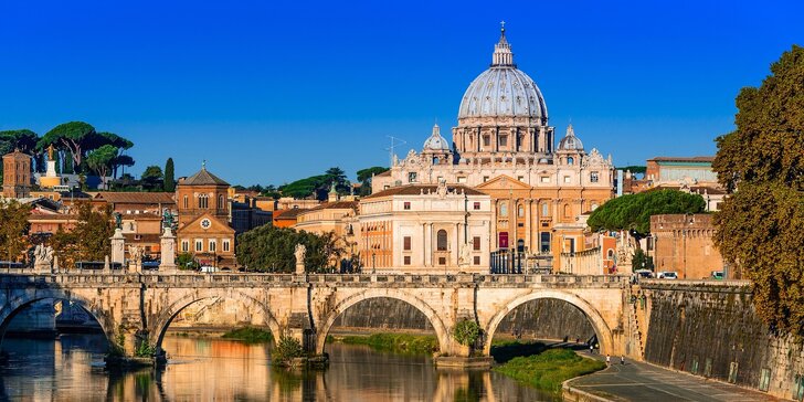 Výlet do čarovného Ríma a Vatikánu, 5-dňový poznávací zájazd so sprievodcom, ubytovaním a raňajkami