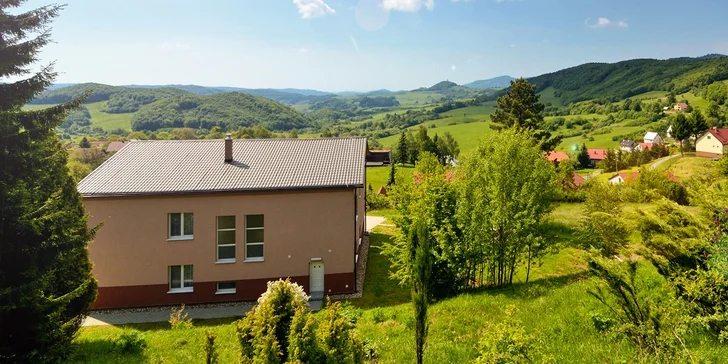 Wellness pobyt v prírodnom prostredí Štiavnických vrchov v komfortnej Ville ŽAKÝL