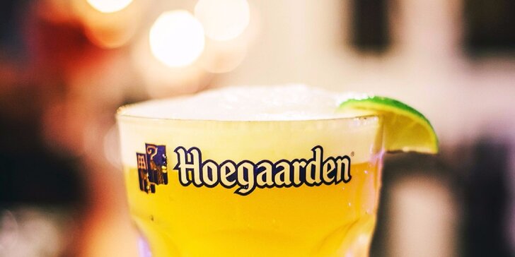 Skvelé letné osvieženie! Belgické pivá Hoegaarden 4 x 0,5 l v Ave Cafe