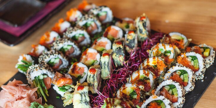 Ochutnajte 36 ks poctivého sushi z rýb s príchuťou pravého Japonska!