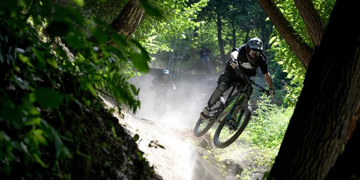 Bike park Janov - jediný park pre bikerov na východe! 5 alebo 10 jázd!