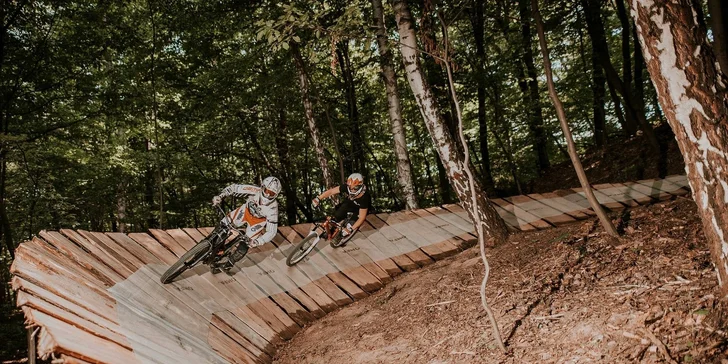 Bike park Janov - jediný park pre bikerov na východe! 5 alebo 10 jázd!