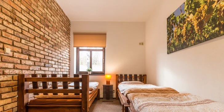Babie leto v apartmáne s raňajkami pre celú rodinu v krásnej prírode južnej Moravy