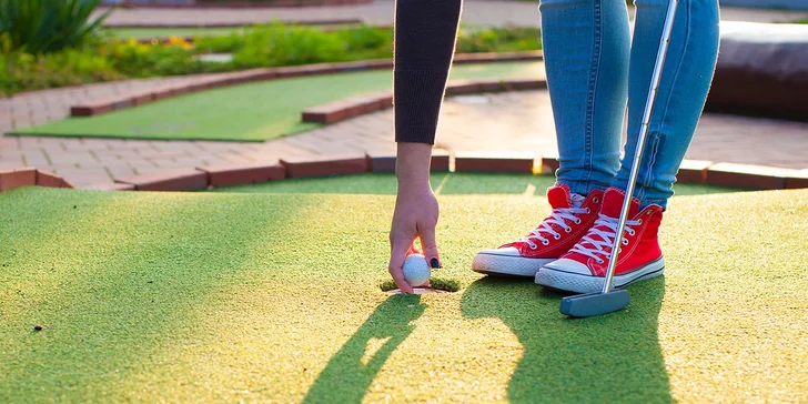 Adventure golf v Rajeckých Tepliciach - novovybudovaný areál s 18 jamkami