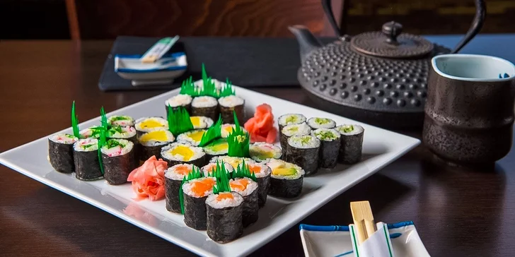 Lahodné sushi menu podľa výberu pre dvoch