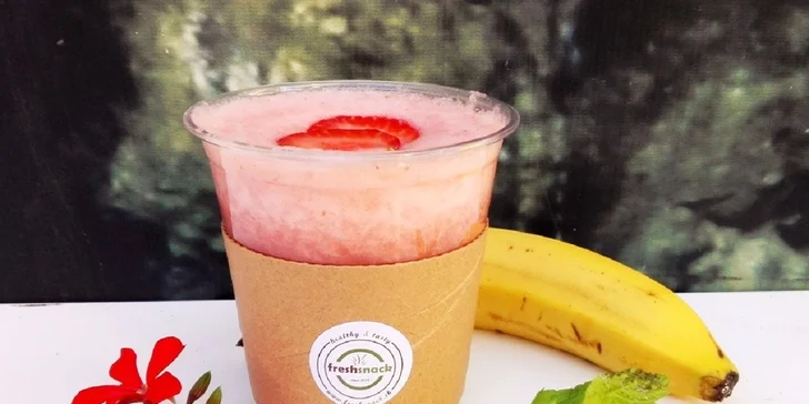 Zdravý olovrant! Smoothie alebo panini zo Snack Baru s donáškou