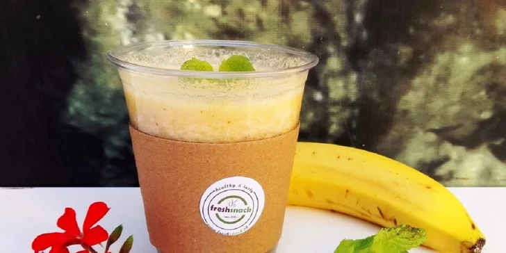 Zdravý olovrant! Smoothie alebo panini zo Snack Baru s donáškou