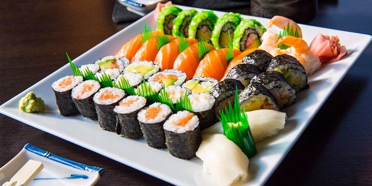 Sushi bar Kikaku - výborné sushi menu pre 2 osoby