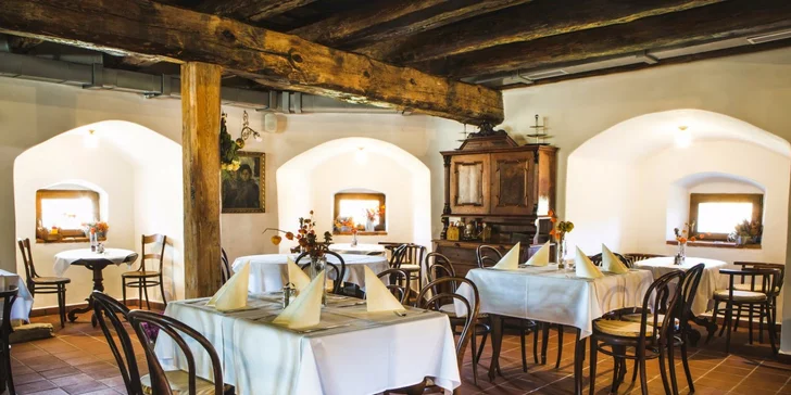 Oddych pre 2 osoby v luxusnom historickom Boutique hotel**** Pracháreň