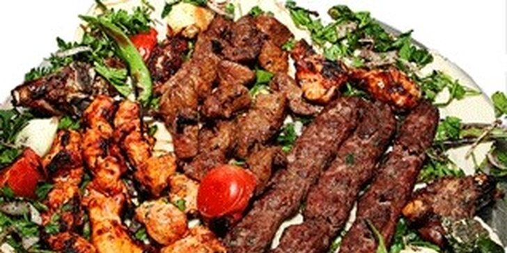 Orientálne degustačné menu Habibi mix gril pre 2