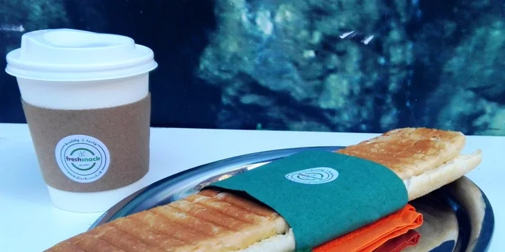 Chutný a zdravý olovrant! Dajte si PANINI take away s kávou alebo čajom