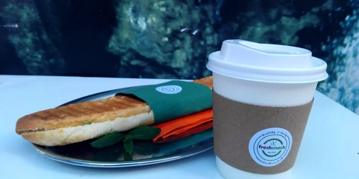 Chutný a zdravý olovrant! Dajte si PANINI take away s kávou alebo čajom