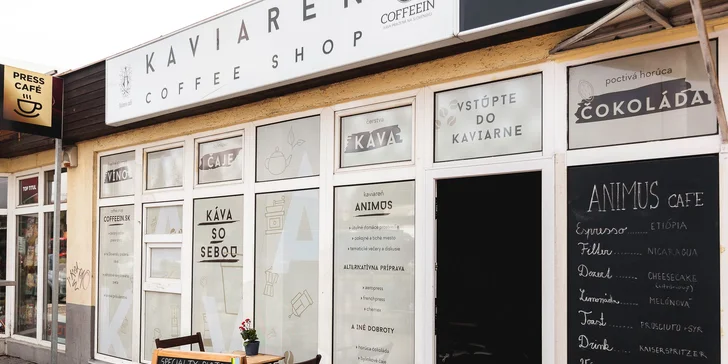 Čakajte na bus s kvalitnou kávou! Navštívte Animus cafe priamo na Bajkalskej - možnosť take away!