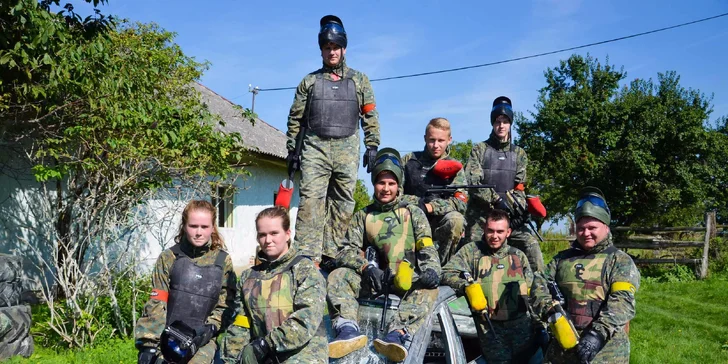 Paintball v Nitre: v cene i kompletná výbava a až 1000 guľôčok