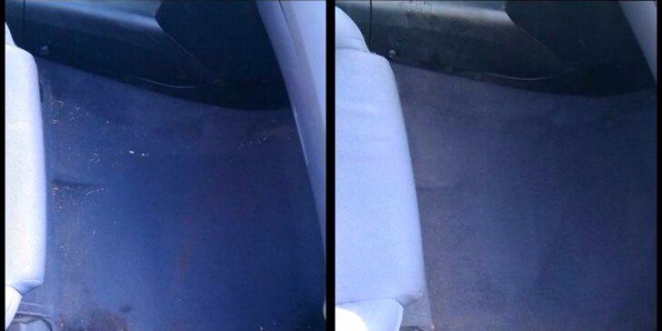 Čistenie interiéru auta s možnosťou dezinfekcie klimatizácie ozónom