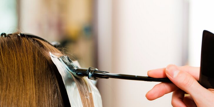 Steampod rekonštrukčná kúra na vlasy alebo farbenie so strihom
