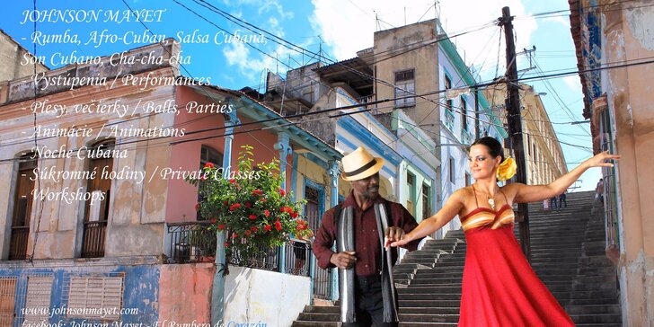Pravá kubánska salsa s kubánskym profesionálnym tanečníkom!