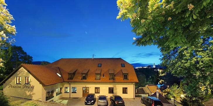 2 alebo 3 romantické noci s raňajkami v Českom Krumlove pre 2–4 osoby