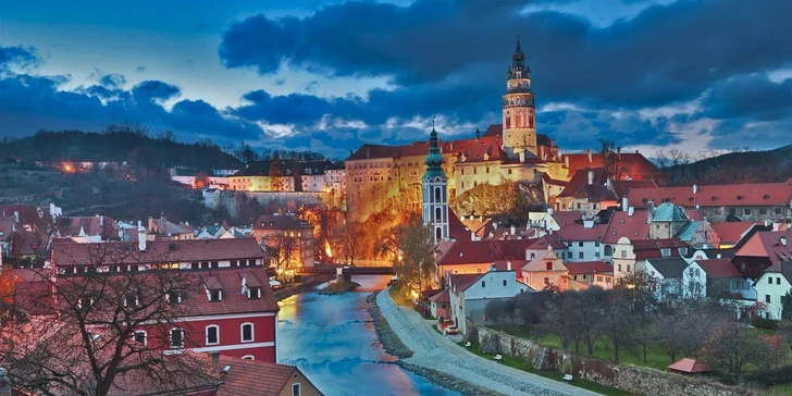 2 alebo 3 romantické noci s raňajkami v Českom Krumlove pre 2–4 osoby