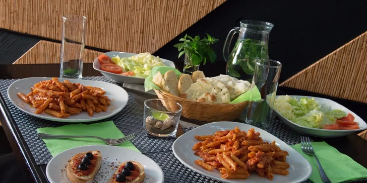 Menu v talianskom štýle pre dve osoby