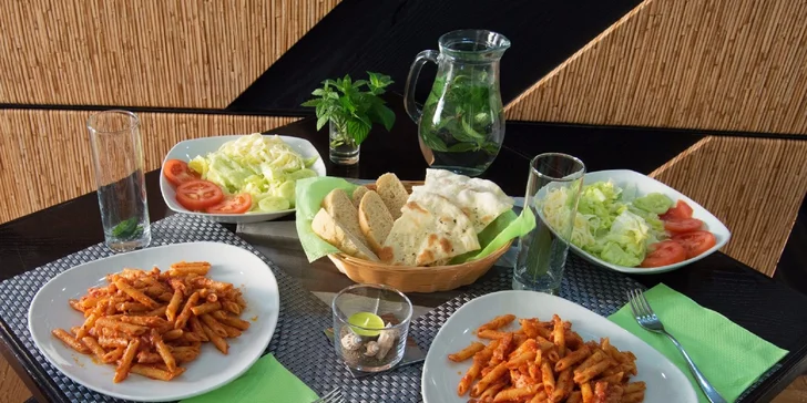Menu v talianskom štýle pre dve osoby
