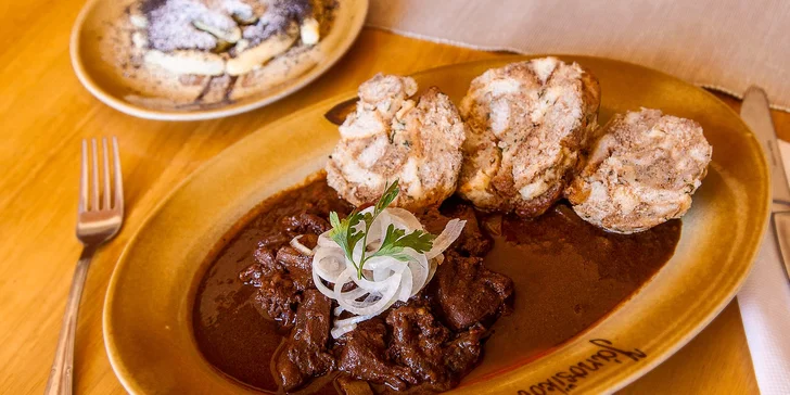 Dvojchodové divinové menu v poctivej slovenskej reštaurácii