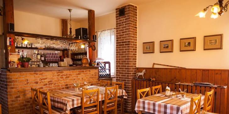 Dvojchodové divinové menu v poctivej slovenskej reštaurácii