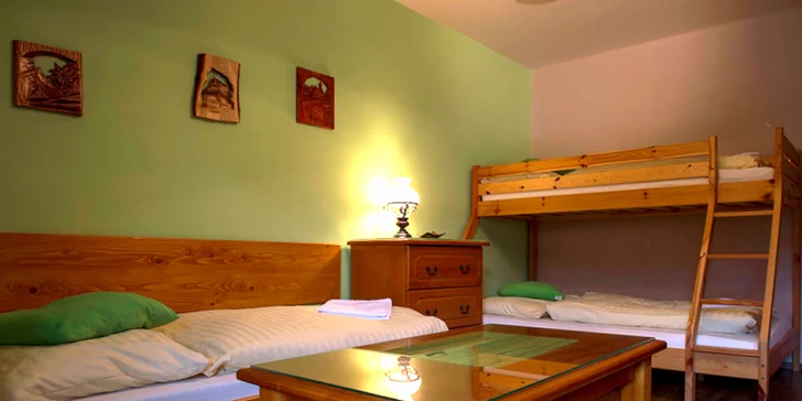 Relax a turistika pre 2, 4 až 6 osôb v krásnych apartmánoch v Slovenskom Raji