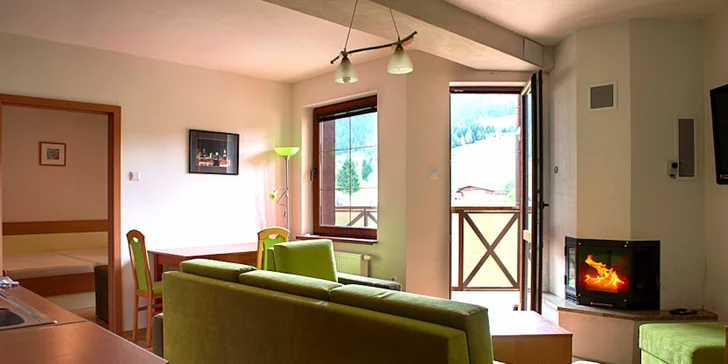 Relax a turistika pre 2, 4 až 6 osôb v krásnych apartmánoch v Slovenskom Raji