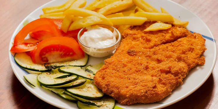 Chutné denné menu v Reštaurácii TIP TOP pre študentov.