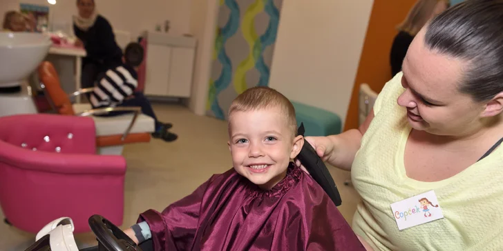 Copček! Prvý detský salón krásy v Bratislave! V ponuke strih, kreatívne účesy i prvé strihanie pre vášho drobca!