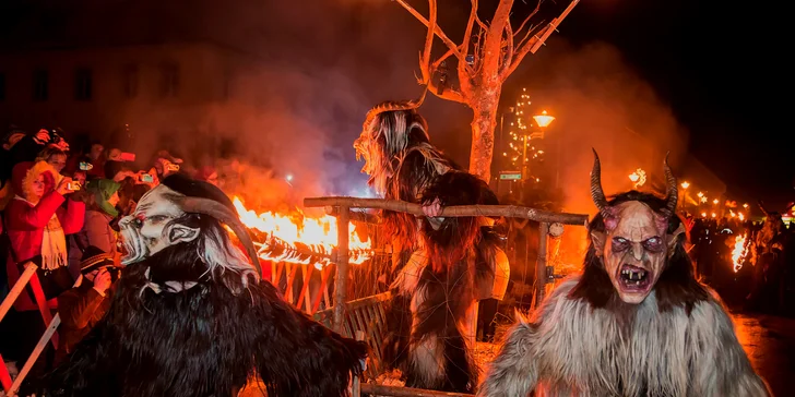 Kúzelný adventný Mariazell a nezabudnuteľný Krampuslauf - divoký beh čertov