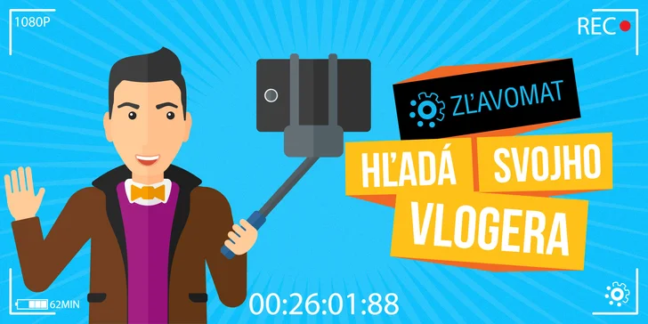 JOB! Zľavomat hľadá VIDEO MAJSTRA - režiséra a hlavnú postavu v jednom!