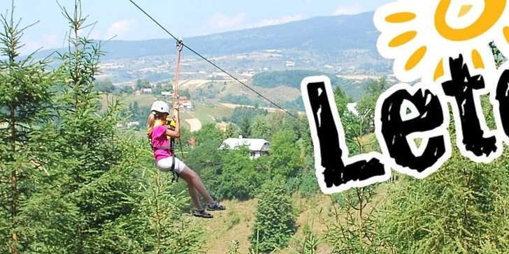 Zip Wire (zjazd na kladke) - najdlhší na Slovensku