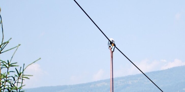 Zip Wire (zjazd na kladke) - najdlhší na Slovensku