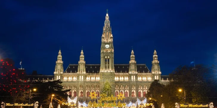 Vianočné trhy vo Viedni s prehliadkou mesta